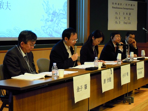 照片二(摄影:青山治世博士):在“纪念辛亥革命一百周年东京会议”上的91成人视频
刘世龙教授。.JPG